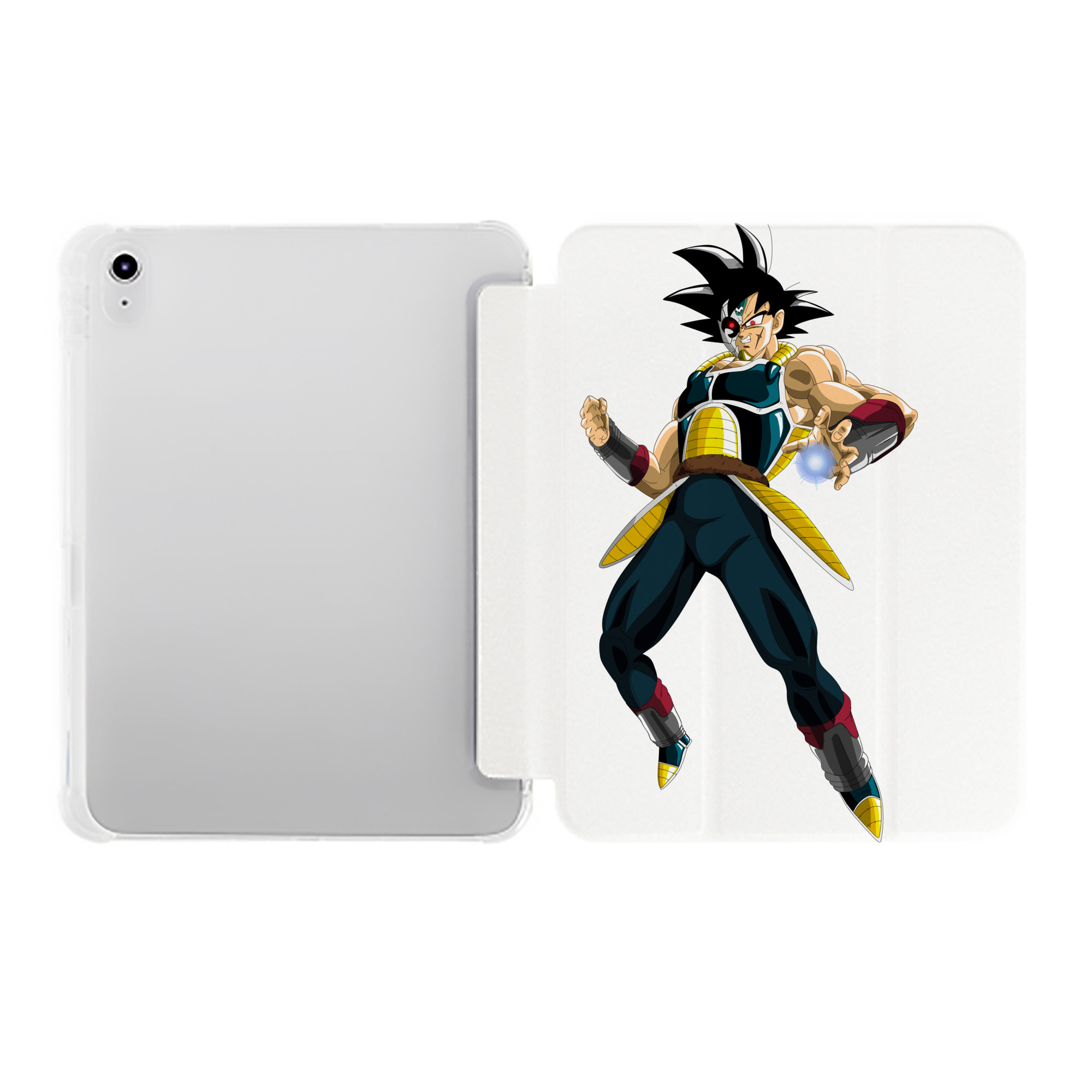 （画像用） ドラゴンボール バーダック DRAGON BALL Burdock IPad ケース ペン収納付き 三つ折りスタンド PUレザー×シリコン 対応機種9.5/10.5/10.9インチ